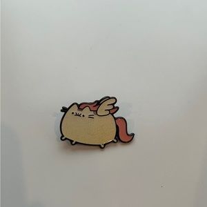 Pusheen pusheenicorn enamel Pin with glitter